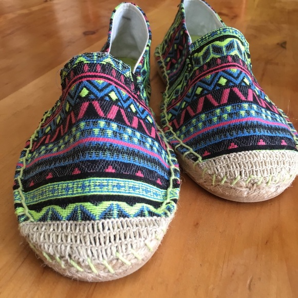 Sam Edelman Espadrilles Aztec Print Size 3 - Picture 2 of 5